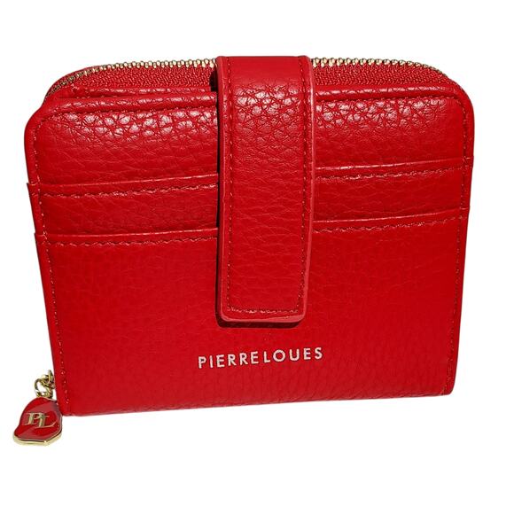 Red Pierre Loues Faux Leather Wallet - Picture 1 of 3